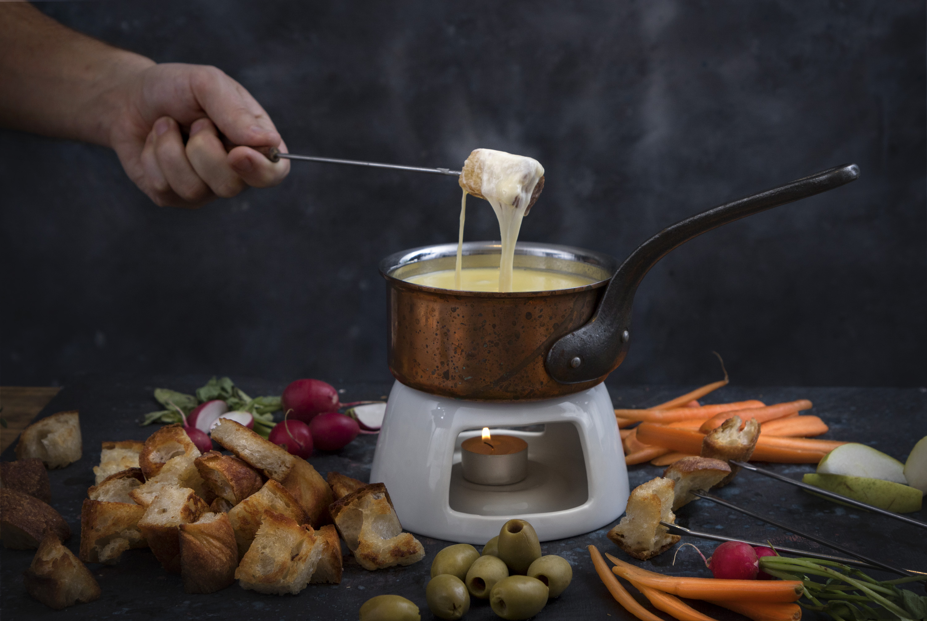 Håll värmen med ostfondue